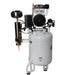 California Air Tools 10020DC Ultra Quiet Oil-Free 2hp 10 Gallon Air Compressor left side view