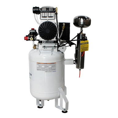 California Air Tools 10020DC Ultra Quiet Oil-Free 2 hp 10 Gallon Air Compressor right side view