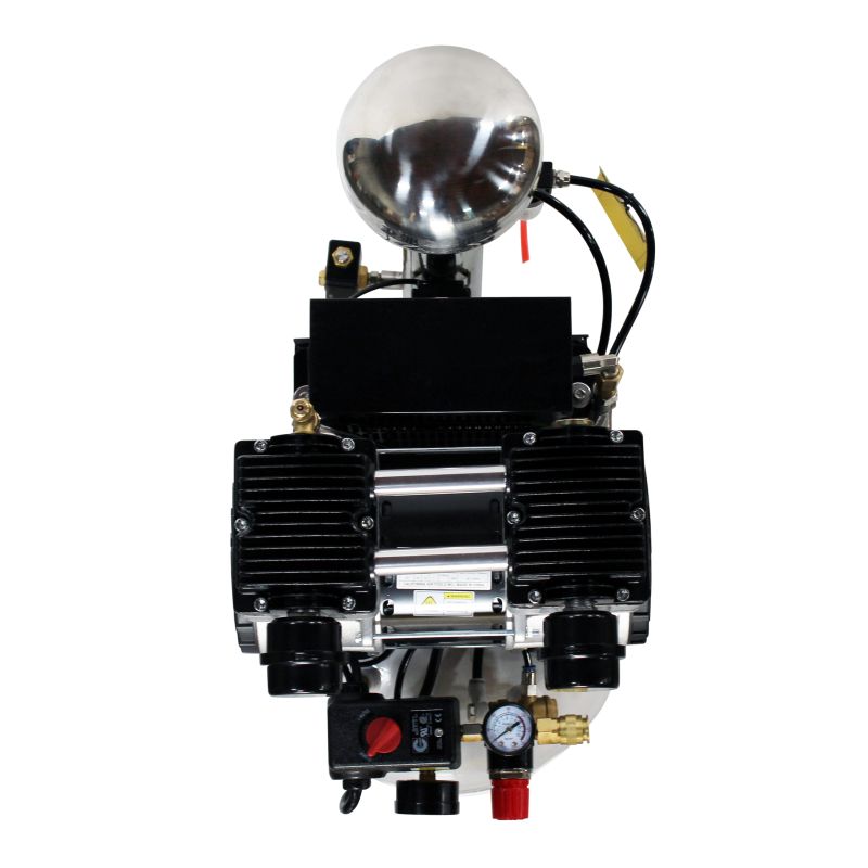 California Air Tools 10020DC Ultra Quiet Oil-Free 2hp 10 Gallon Air Compressor top view