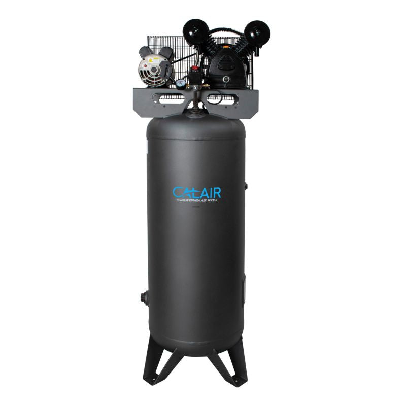 California Air Tools 60037BD heavy duty belt driven 3.7hp 60 gallon air compressor front view