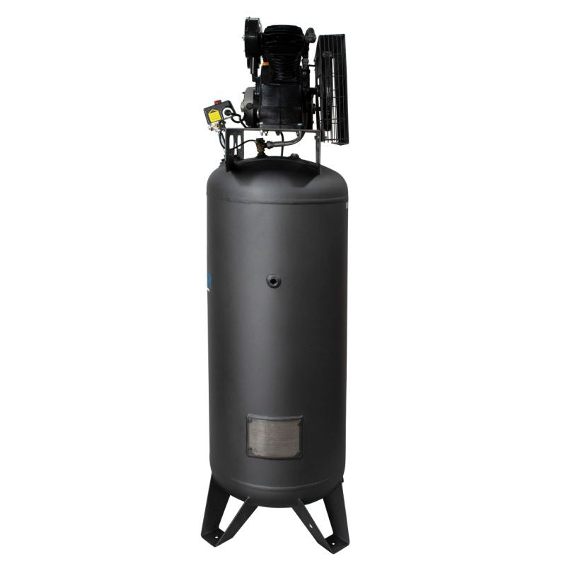 California Air Tools 60037BD heavy duty belt driven 3.7hp 60 gallon air compressor right side view