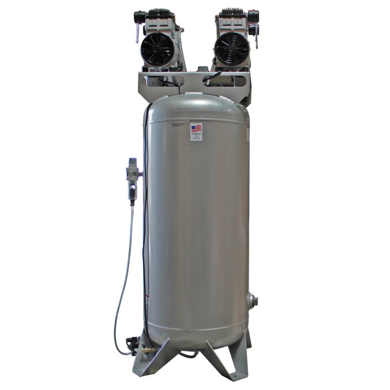 California Air Tools 60040CAD Ultra Quiet Oil-Free 4hp 60 Gallon Air Compressor rear view