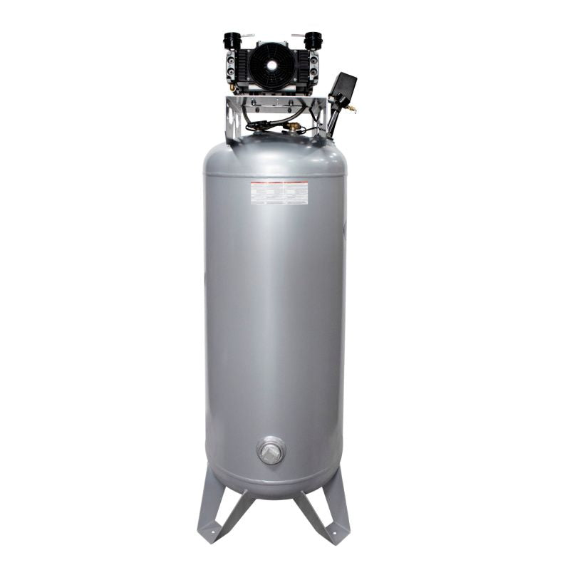 California Air Tools 60065C Ultra Quiet Oil-Free 6.5hp 60 Gallon Air Compressor left side view