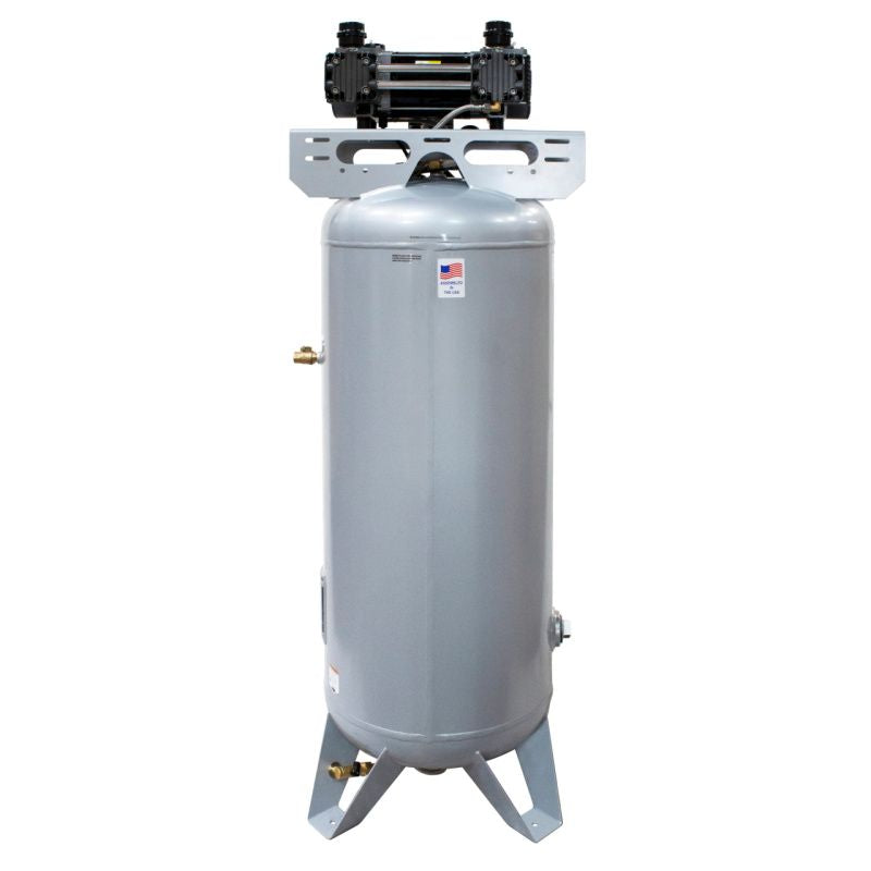 California Air Tools 60065C Ultra Quiet Oil-Free 6.5hp 60 Gallon Air Compressor rear view