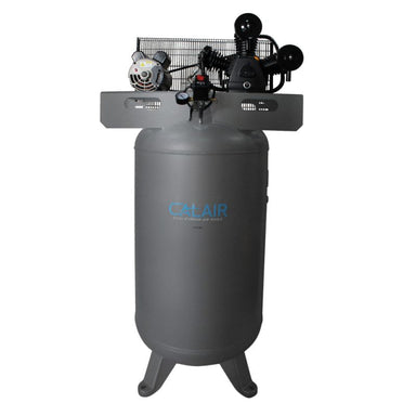 California Air Tools 80050BD heavy duty belt driven 5hp 80 gallon air compressor front view