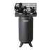 California Air Tools 80050BD heavy duty belt driven 5hp 80 gallon air compressor rear view showing the belt driven pump system