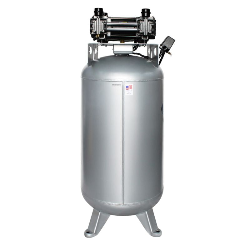 California Air Tools 80060C Ultra Quiet Oil-Free 6hp 80 Gallon Air Compressor left side view