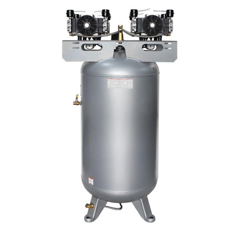 California Air Tools 80060C Ultra Quiet Oil-Free 6hp 80 Gallon Air Compressor rear view