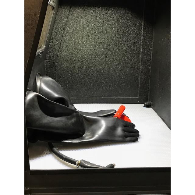Raptor Blaster RB3630S Slurry Blasting Cabinet Interior View
